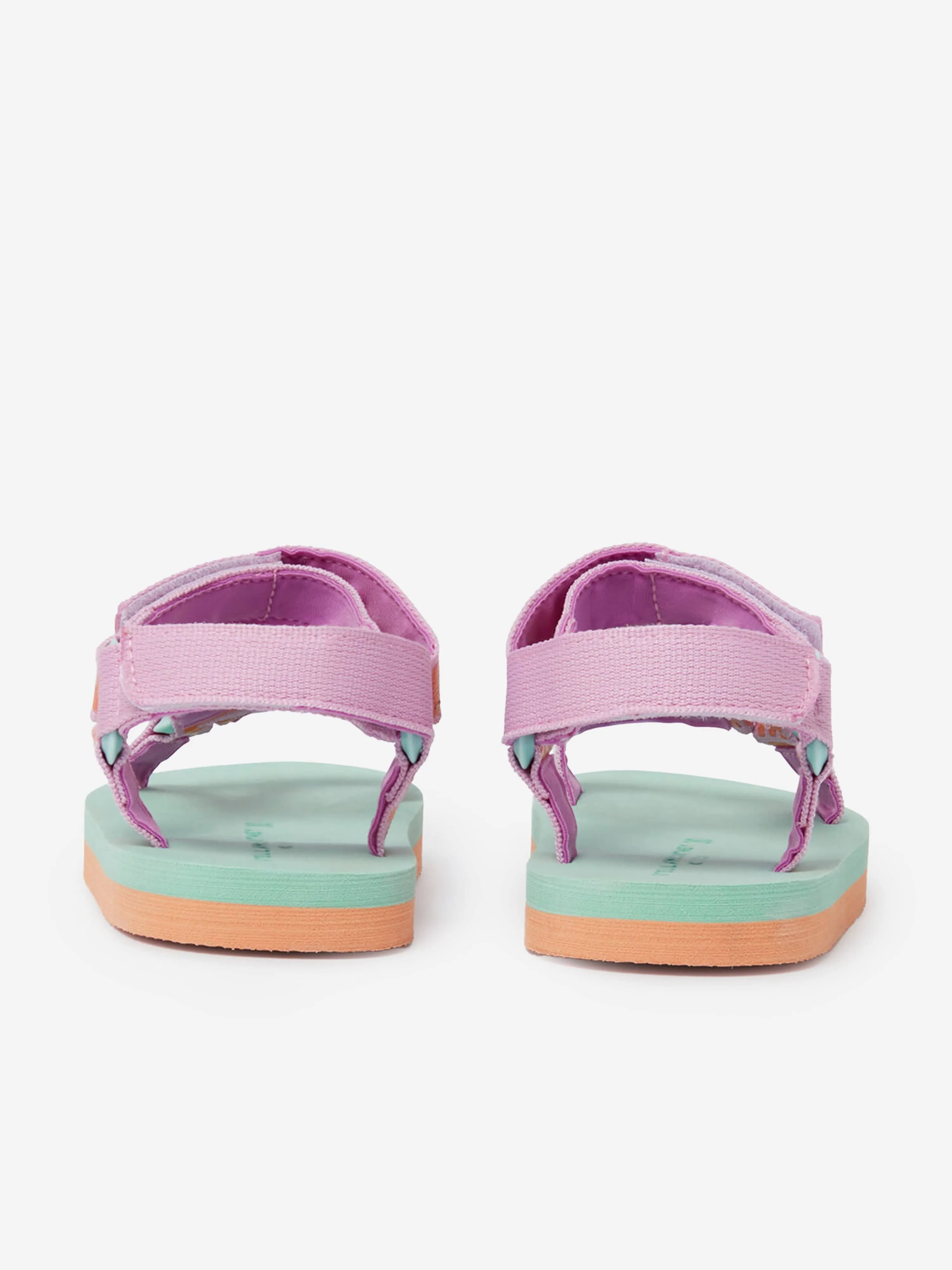 Stella McCartney Girls Logo Sandals in Multicolour