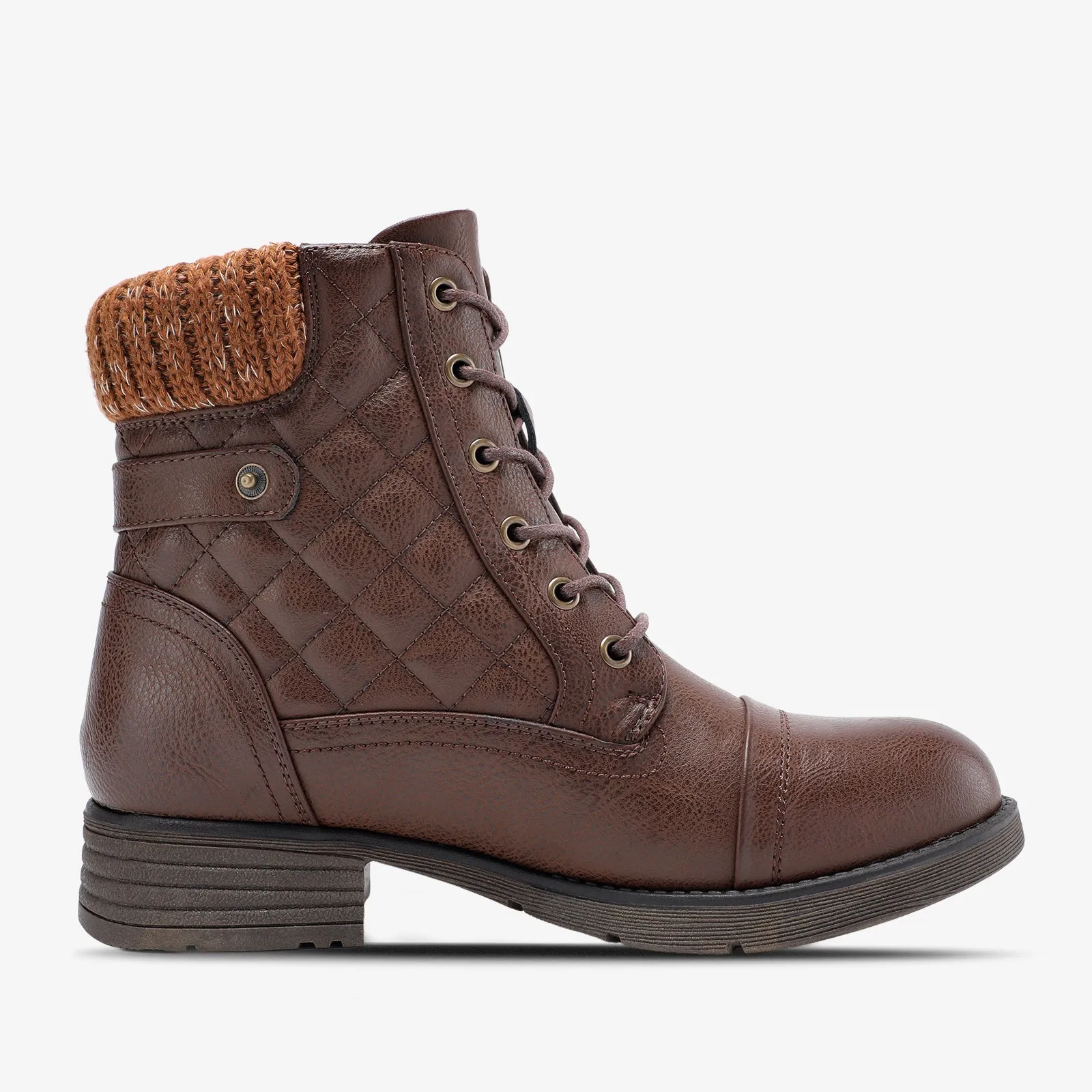 STQ Women's Combat Ankle Boots