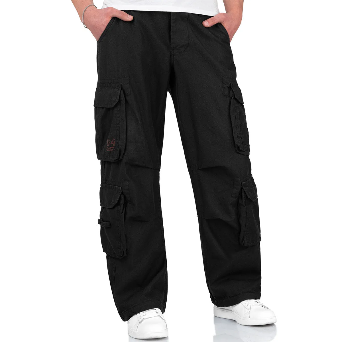 Surplus Airborne Vintage Trousers Black