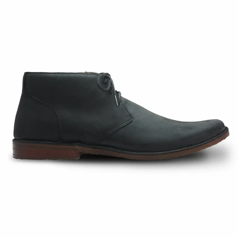 The Carpentry Ankle Boot Nubuck Black