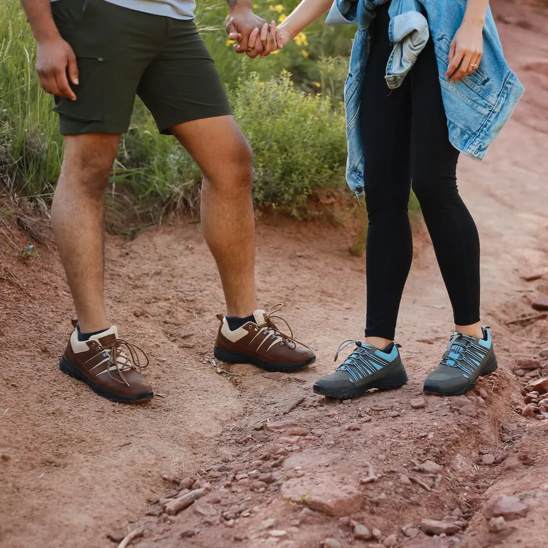 Trail Shoe • Taylor Grey Nubuck & Blue Mesh