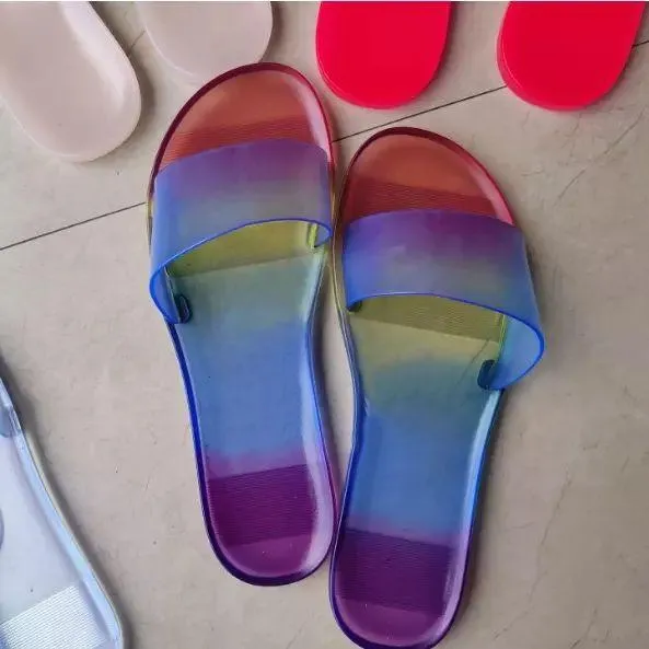 Transparent Plastic Beach Shoes