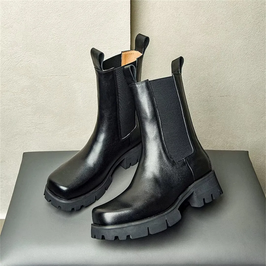 Trendsetter Cow Leather Ankle Boots