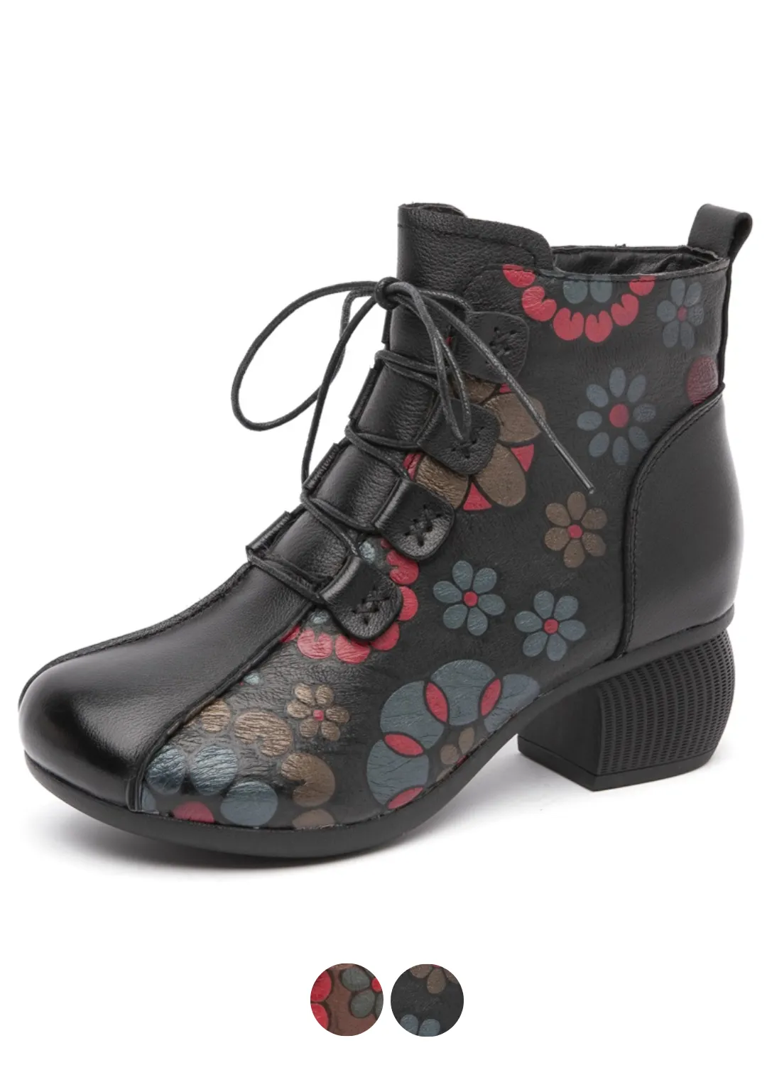 USS Shoes Magda Women's Print Ankle Boots