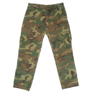 VINTAGE US ARMY ERDL CAMO TROPICAL COMBAT TROUSERS PANTS 1969 VIETNAM WAR MEDIUM