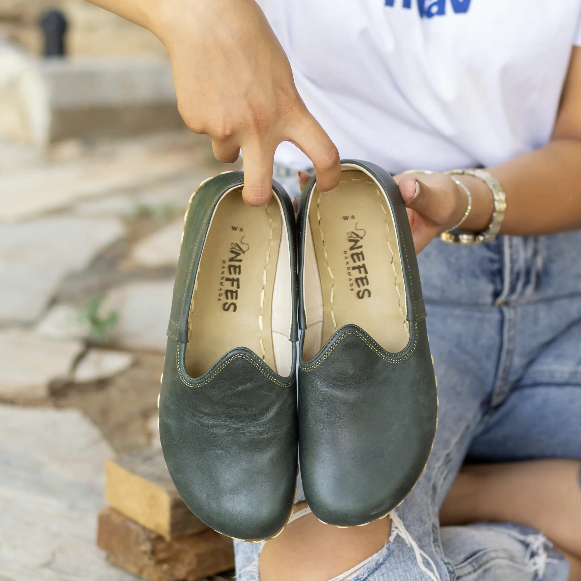 Women's Barefoot Grounding Shoes - Toledo Green