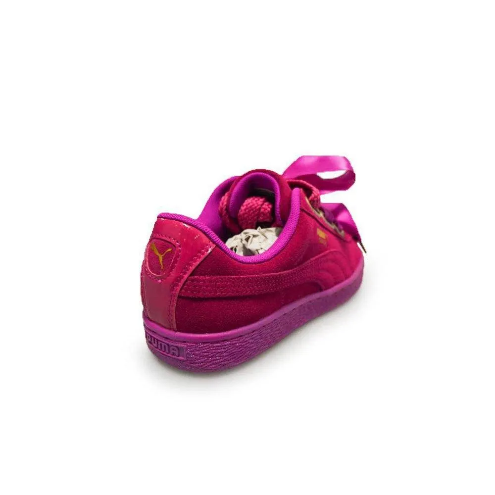 Womens Puma Suede Heart Satin Wn's