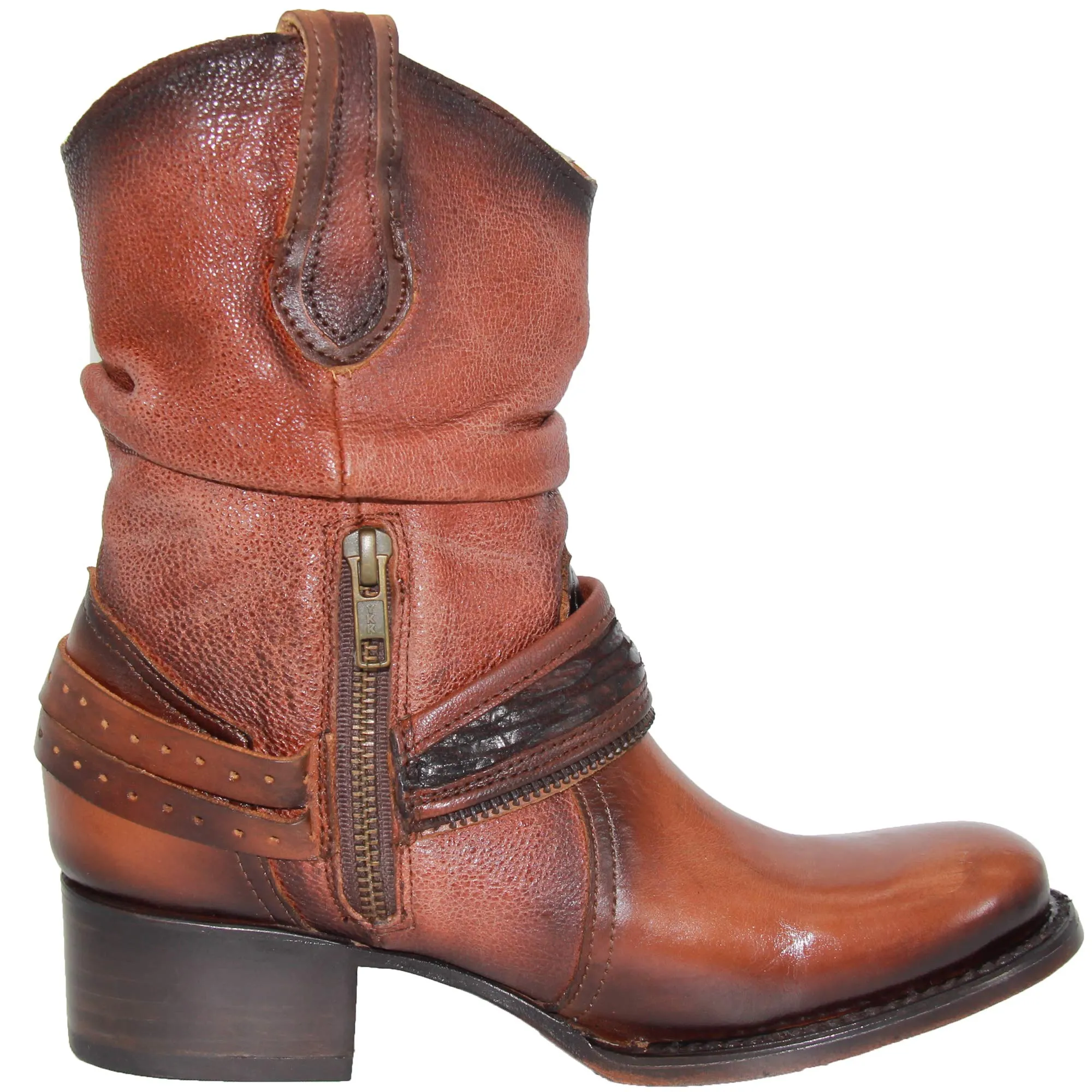 Womens Western Cowboy Cowgirl Leather Boot