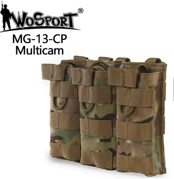 Wosport 5.56mm Triple Magazine Pouch