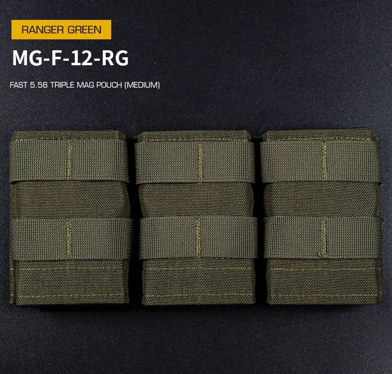 WOSport FAST 5.56 Triple Mag Pouch (Medium)