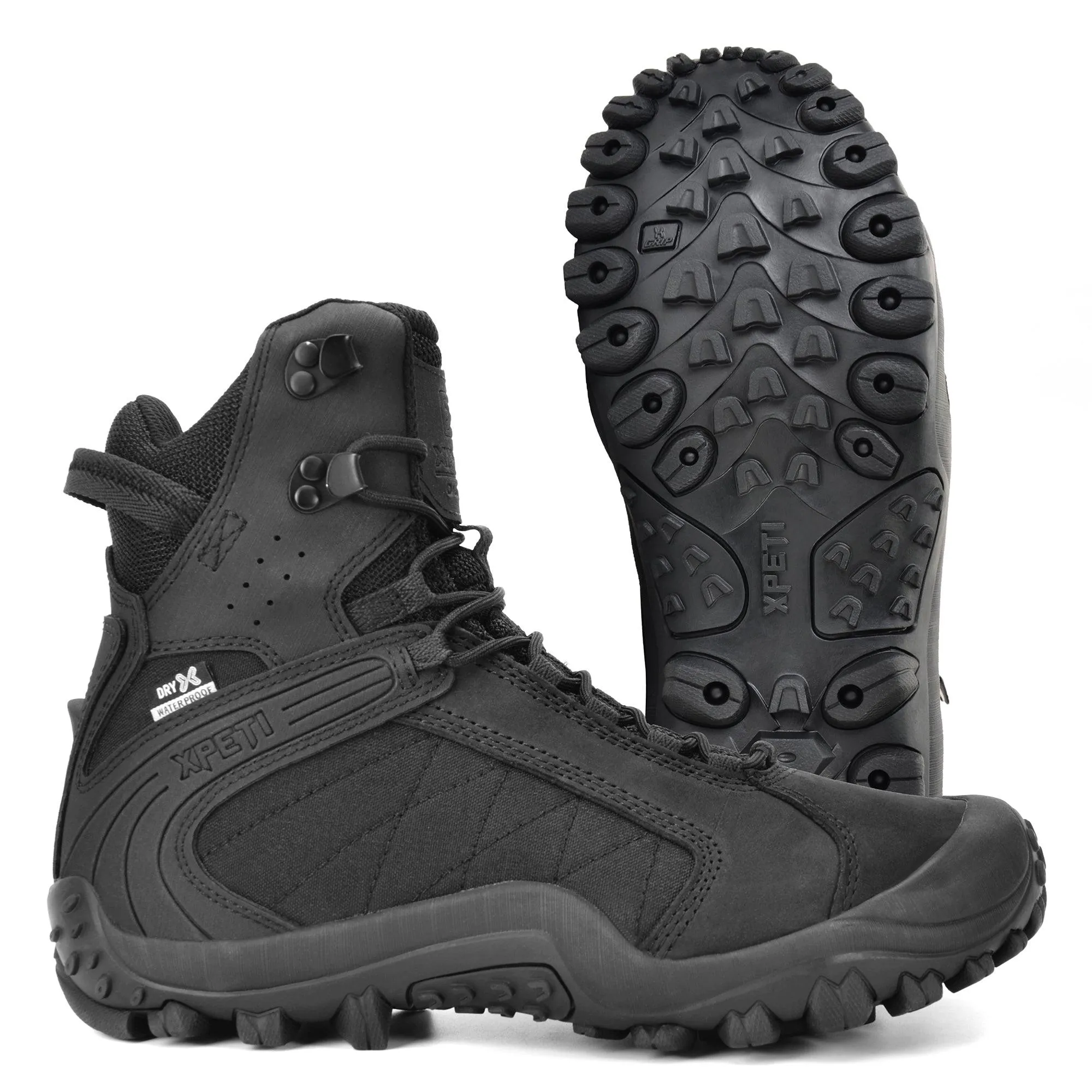 XPETI Men's Raptor Waterproof Combat Military Tactical Boots