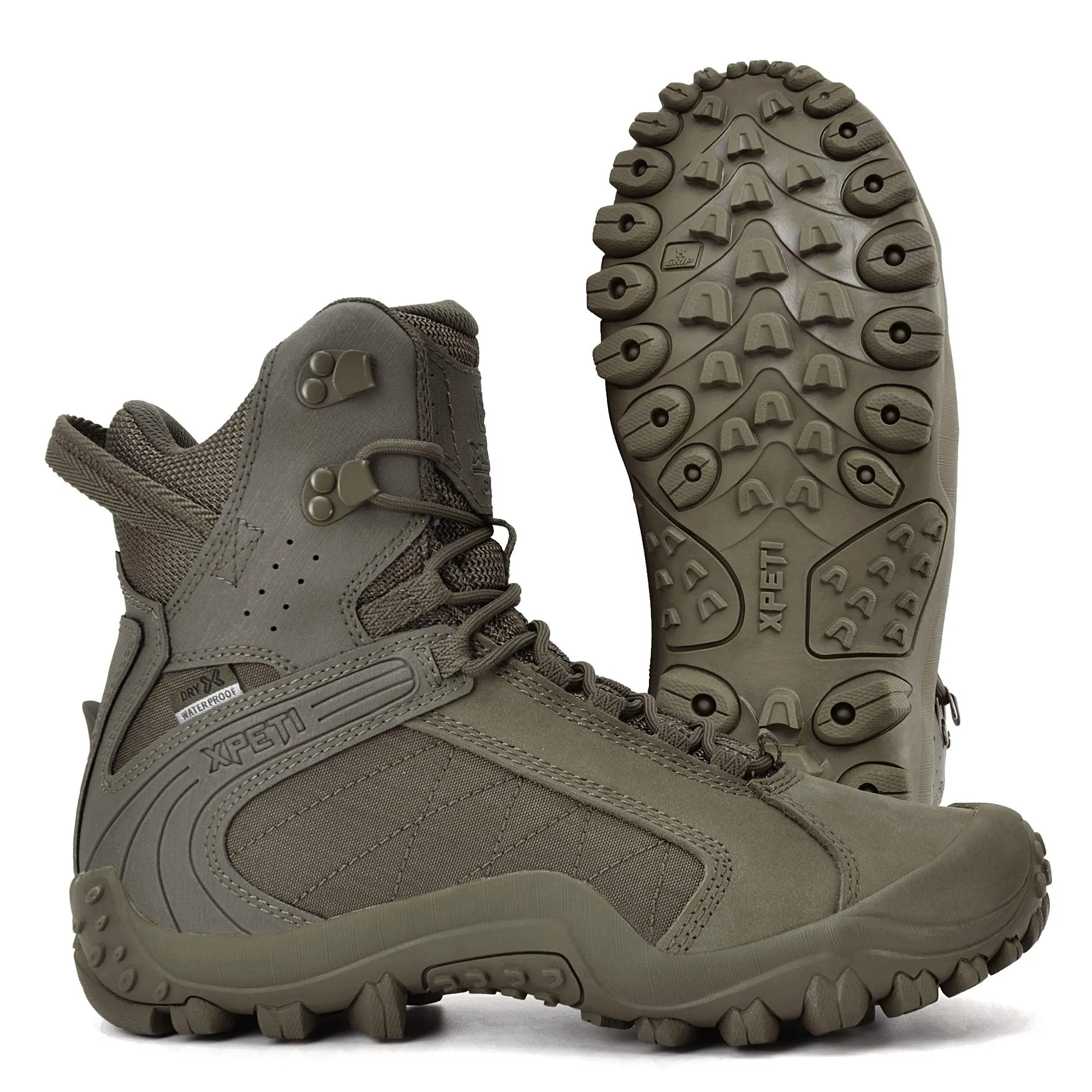 XPETI Men's Raptor Waterproof Combat Military Tactical Boots